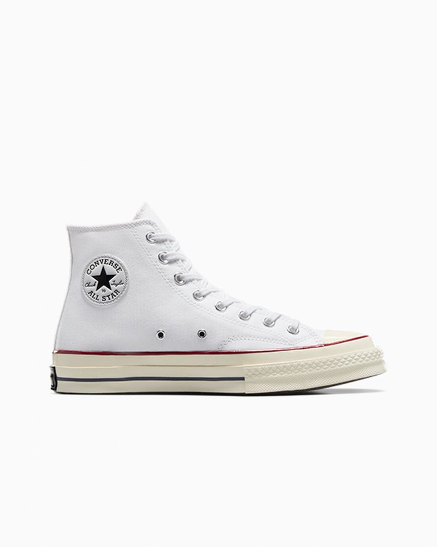 Zapatillas Altas Converse Chuck 70 Vintage Canvas Hombre Blancas | PE P027LW